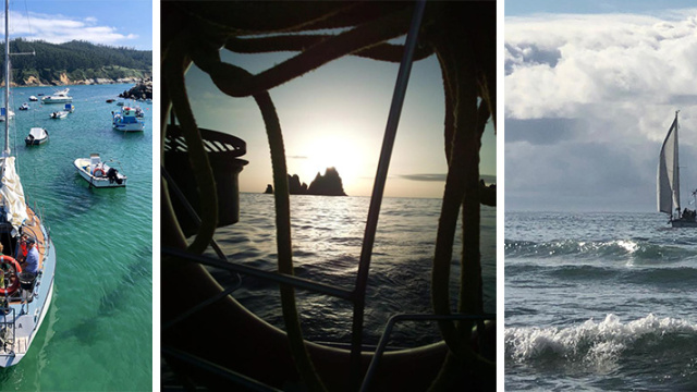 SAILING IN ORTEGAL