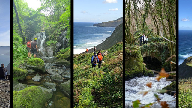 Guided walking routes around Ferrolterra